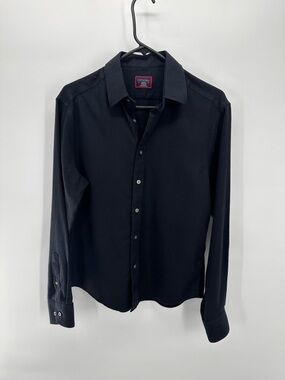 UNTUCKit Veneto Wrinkle Free Navy Long-Sleeve Button Down Shirt, Style #40250